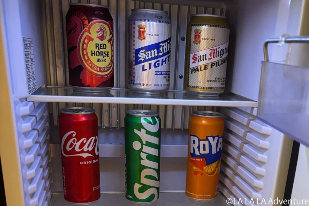 フィリピンボラカイ島おすすめホテルの冷蔵庫